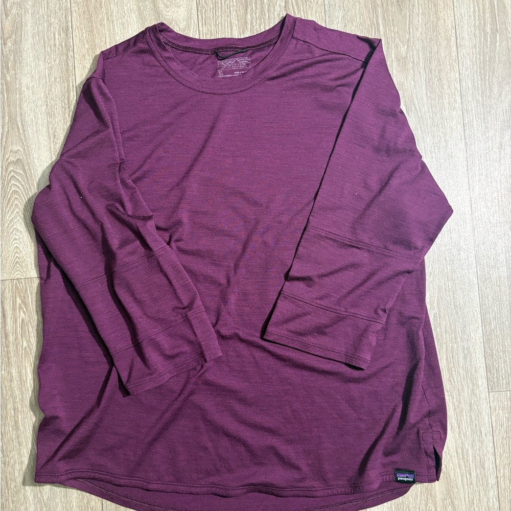 Patagonia Women's Long Sleeve Crew Shirt in Plum